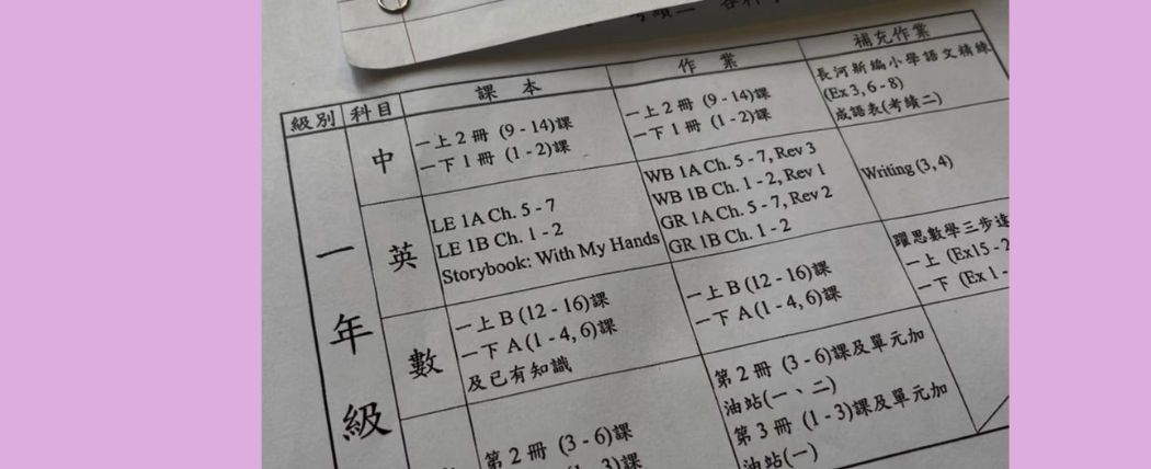 Read more about the article 怎樣和小學一年級小朋友準備考試？
